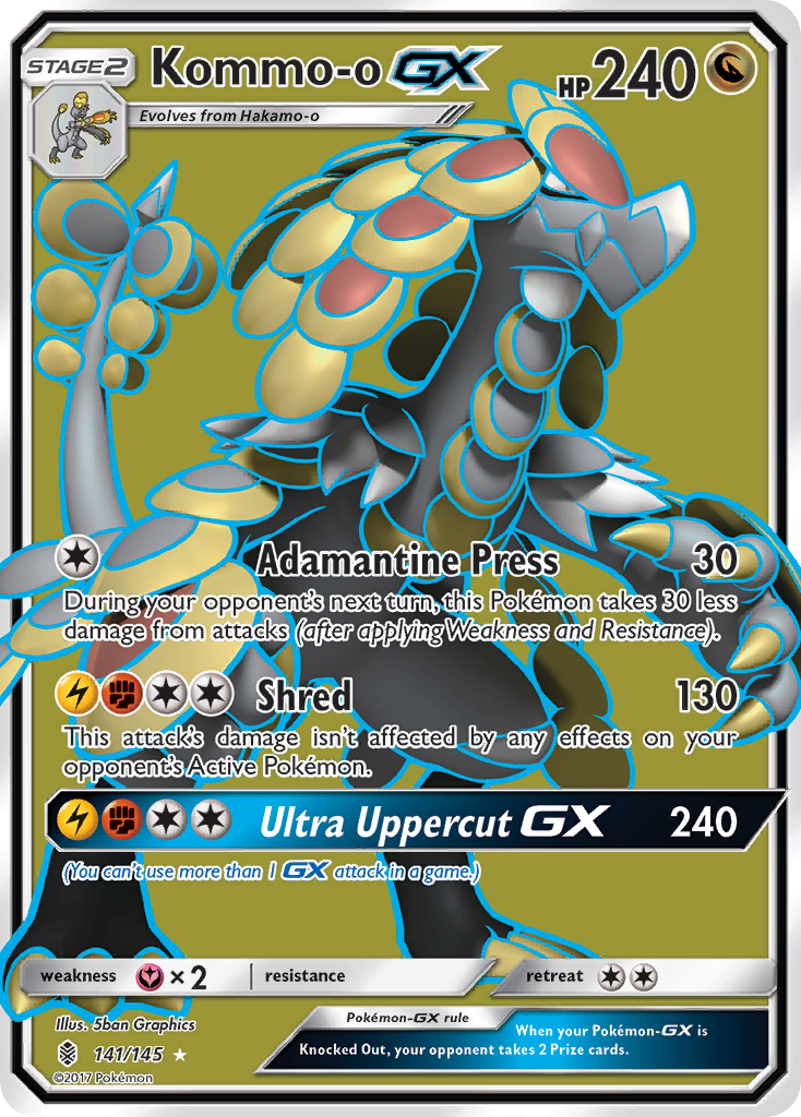 Kommo-o GX (141/145) [Sun & Moon: Guardians Rising] | Play N Trade Winnipeg