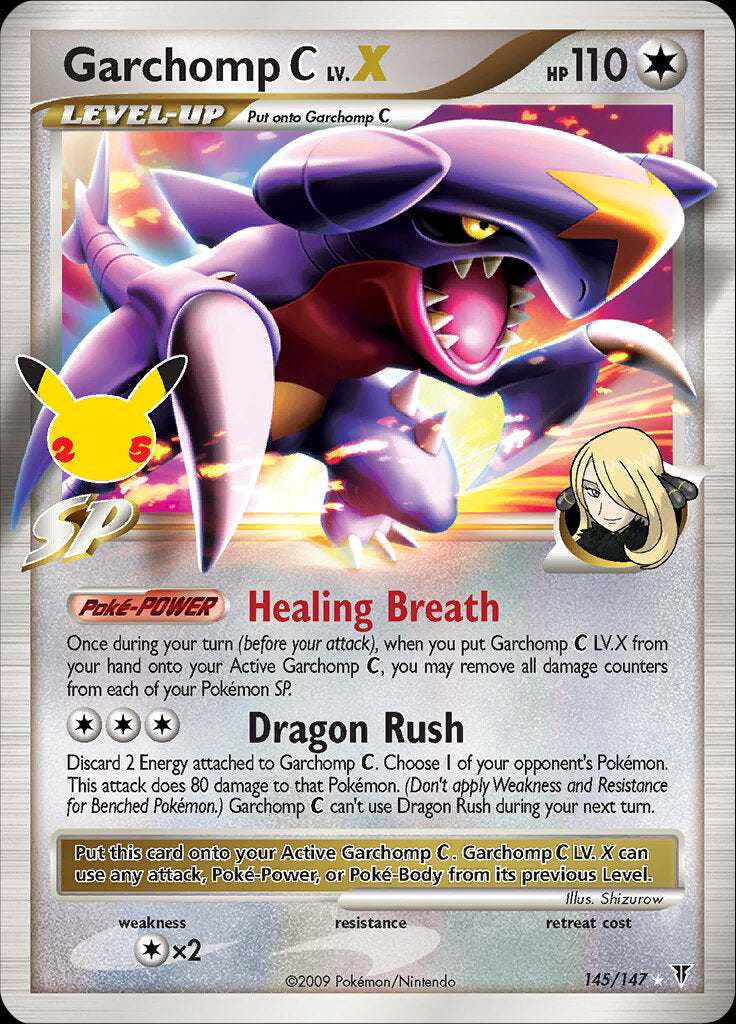 Garchomp C LV.X (145/147) [Celebrations: 25th Anniversary - Classic Collection] | Play N Trade Winnipeg