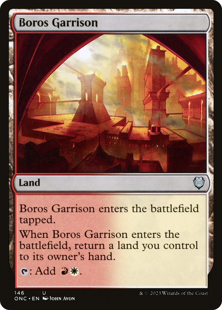 Boros Garrison [Phyrexia: All Will Be One Commander] | Play N Trade Winnipeg