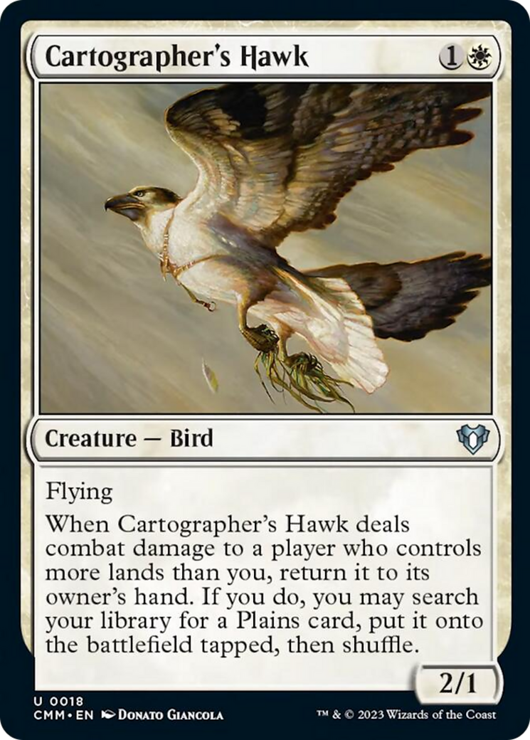 Cartographer's Hawk [Commander Masters] | Play N Trade Winnipeg