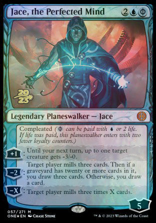 Jace, the Perfected Mind [Phyrexia: All Will Be One Prerelease Promos] | Play N Trade Winnipeg