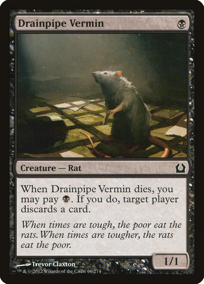 Drainpipe Vermin [Return to Ravnica] | Play N Trade Winnipeg