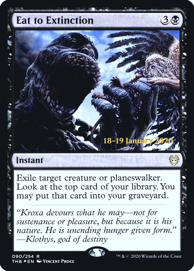 Eat to Extinction [Theros Beyond Death Prerelease Promos] | Play N Trade Winnipeg