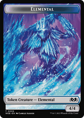 Elemental // Food (0010) Double-Sided Token [Wilds of Eldraine Tokens] | Play N Trade Winnipeg