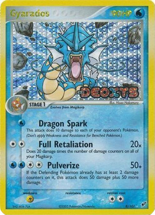 Gyarados (8/107) (Stamped) [EX: Deoxys] | Play N Trade Winnipeg