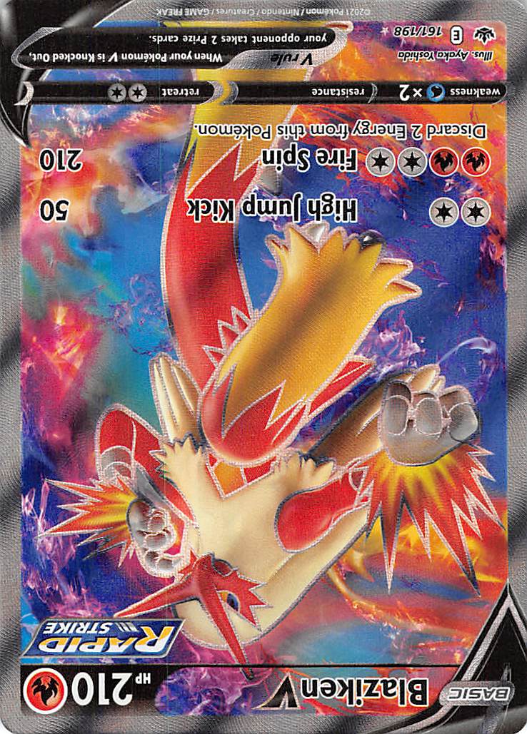 Blaziken V (161/198) [Sword & Shield: Chilling Reign] | Play N Trade Winnipeg