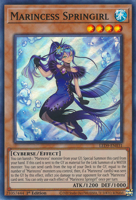 Marincess Springirl [LED9-EN031] Super Rare | Play N Trade Winnipeg