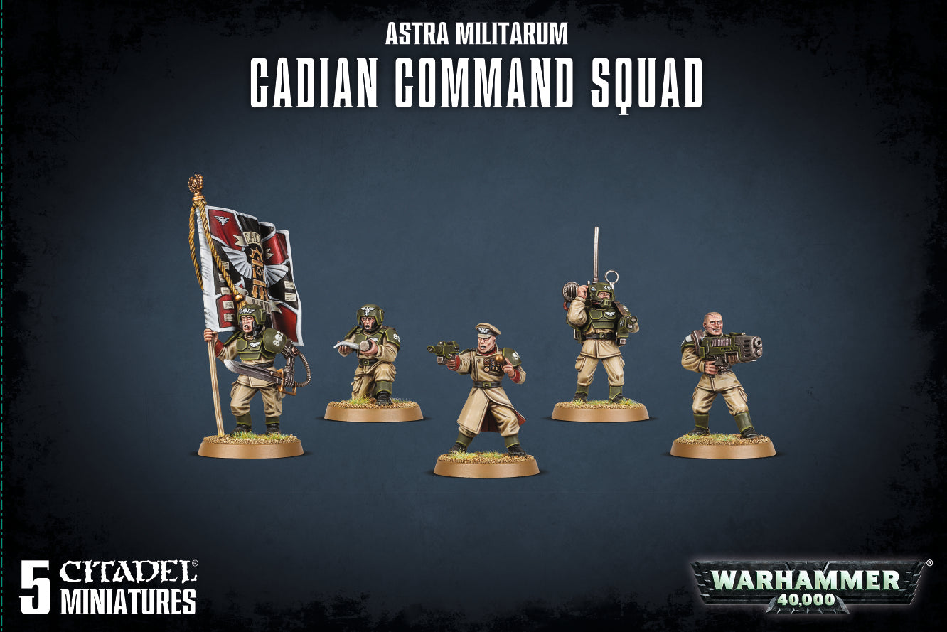 WARHAMMER 40K: ASTRA MILITARUM CADIAN COMMAND SQUAD | Play N Trade Winnipeg