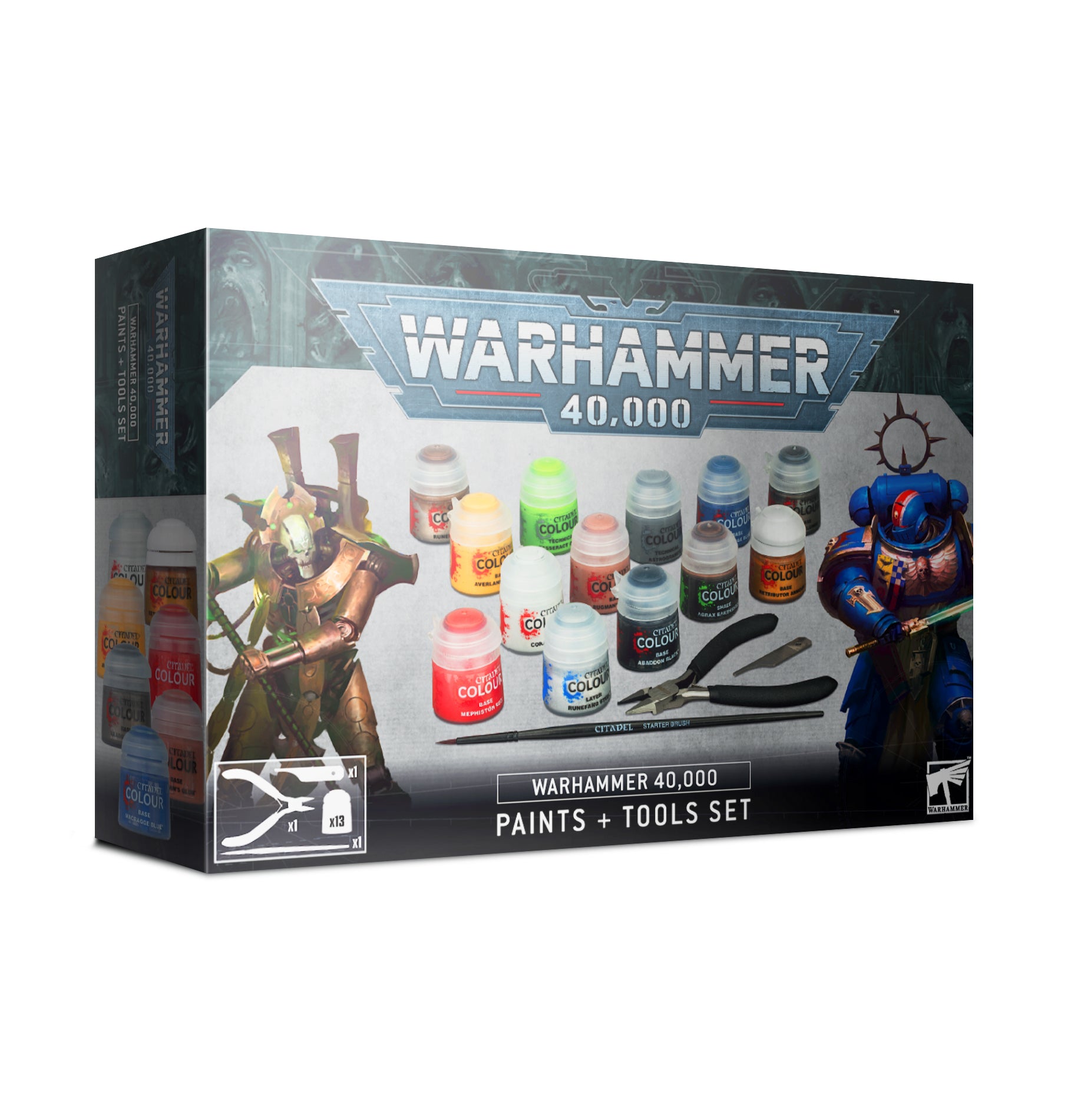 WARHAMMER 40K: PAINTS+TOOLS SET | Play N Trade Winnipeg