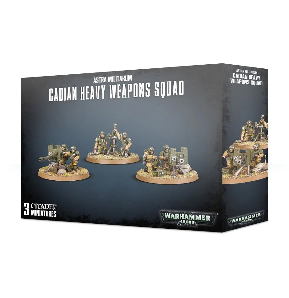 WARHAMMER 40K: ASTRA MILITARUM CADIAN HEAVY WEAPON SQUAD | Play N Trade Winnipeg