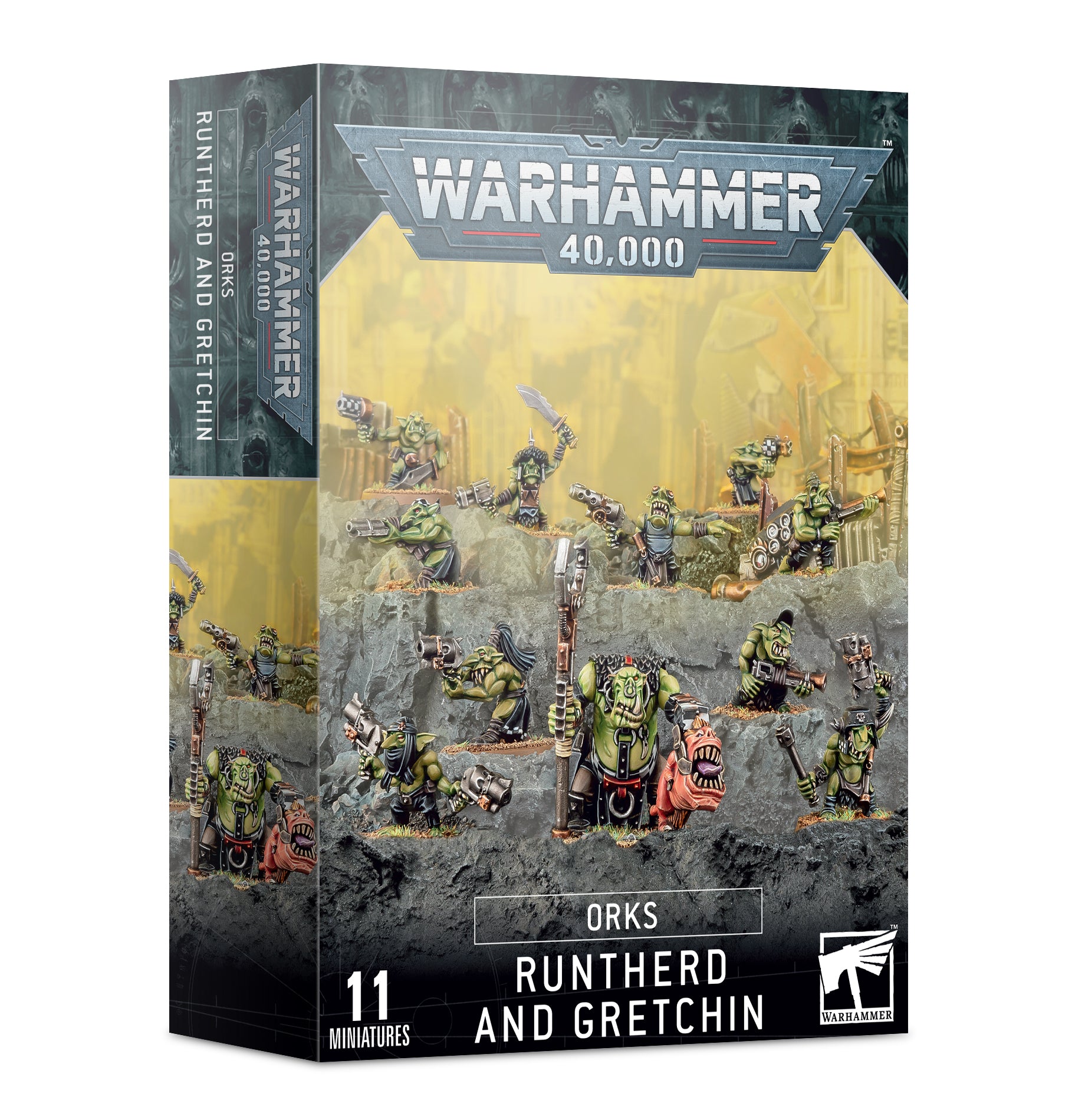 WARHAMMER 40K: ORKS - RUNTHERD AND GRETCHIN | Play N Trade Winnipeg