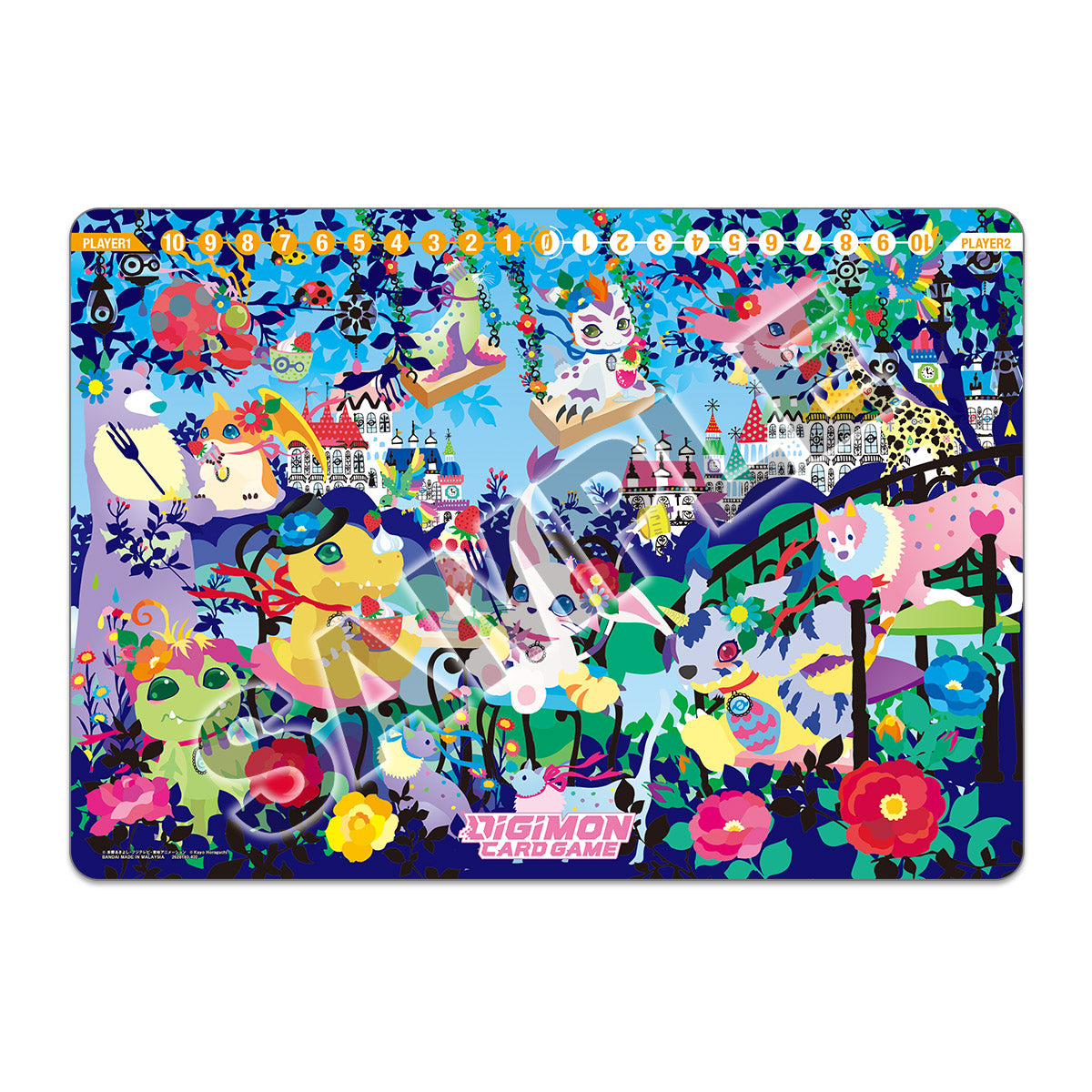DIGIMON PLAYMAT AND CARD SET 2 - FLORAL FUN | Play N Trade Winnipeg