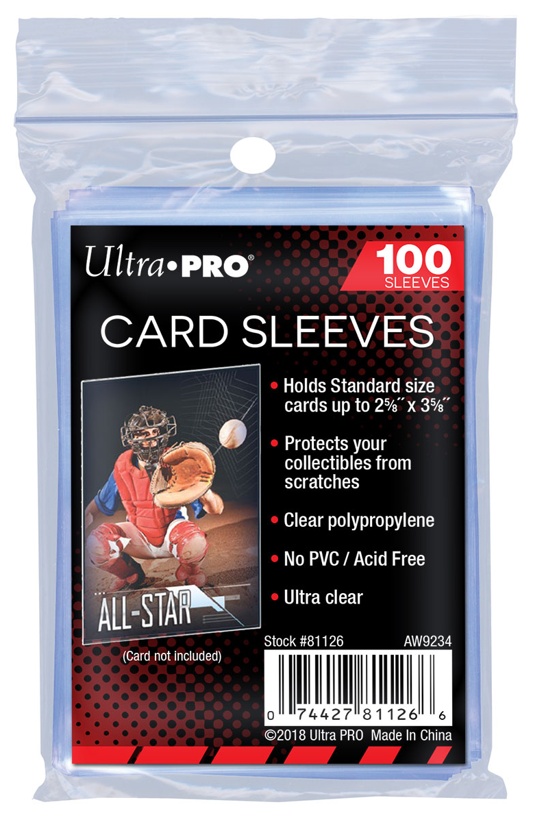 ULTRA PRO CARD SLEEVES CLEAR (100) | Play N Trade Winnipeg