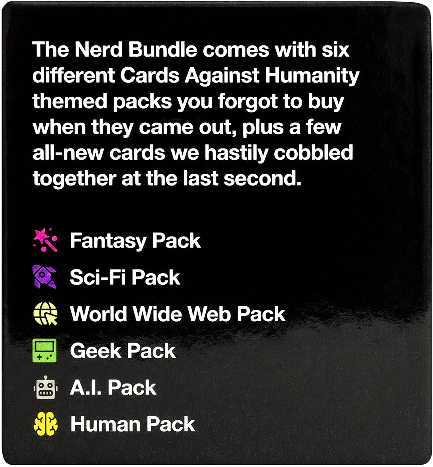 CARDS AGAINST HUMANITY: NERD PACK | Play N Trade Winnipeg