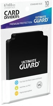 UG CARD DIVIDERS BLACK (10 pack) | Play N Trade Winnipeg
