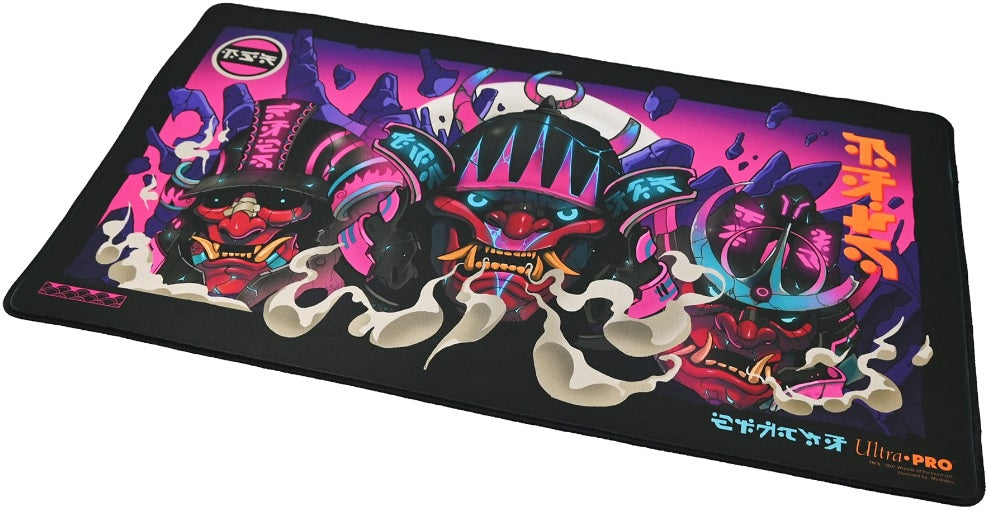 UP PLAYMAT MTG KAMIGAWA NEON DYNASTY STITCHED BLACK | Play N Trade Winnipeg