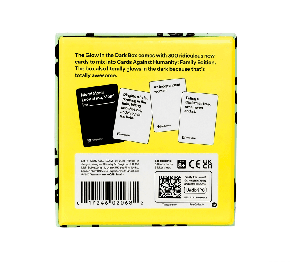 CARDS AGAINST HUMANITY: FAMILY EDITION FX1 (GLOW) | Play N Trade Winnipeg