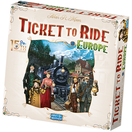 TICKET TO RIDE - EUROPE - 15TH ANNIVERSARY EDITION | Play N Trade Winnipeg